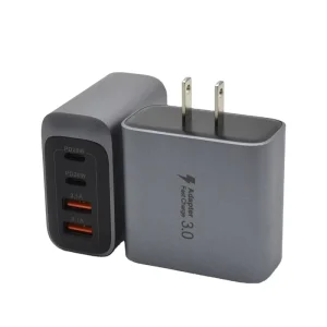 55W 4 Ports USB Type C PD Charger Travel Adapter US Euro Plug Wall Charger