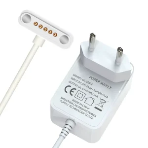 5Pin Pogo Pin Spring Loaded Magnetic Pin to Type-C Power Adapter with Phone Holder 5V2A European Standard Pure Copper Conductor