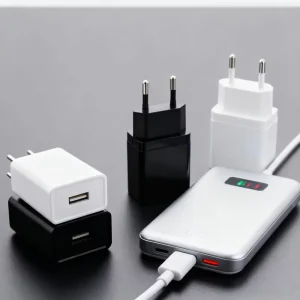 5V 1A/2A Wall-Mounted USB Charger, EU/US Plug, FCC/CE Certified