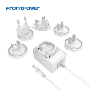 5V 1A 5V 2A 3A 9V 1A 12V1A Interchangeable Power Adapter Power Supply with EN62368 and EN 61558