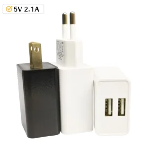 5V 2A 10W Dual USB Travel Power Adapter