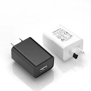 5V 2A Australian Standard SAA Certified AU Mobile Phone Charger with AU Plug and USB Port 5V 1A 10W Output Power