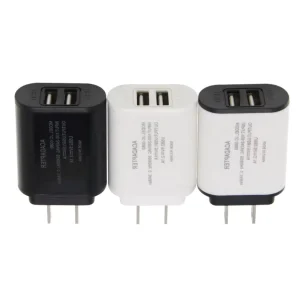5V 3.1A 2 Ports USB Travel Charger Fast Charge Wall Adapter for Mobile Phones