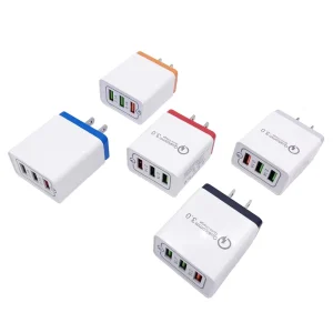 5V 3A USB Charger Quick Charge QC 3.0 Fast Charging Adapter 3 USB Ports