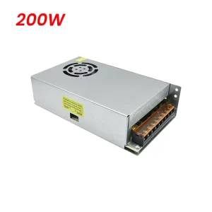 5V 40A 200W AC DC Single Output Low Noise Aluminum Housing Switching Power Supply for Industrial LED Lighting