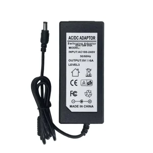5V 6A Power Adapter Strip Power Supply for Camera and Set-Top Box AC to DC 08
