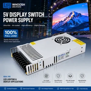 5V 80A 400W LED Power Supply AC DC Driver for LED Display Screen HX-400-5