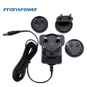 5V1A 5V2.5A 5V3A Power Adapter Interchangeable Type Power Supply AC to DC Charger With UL CE UKCA SAA BIS KC PSE CCC