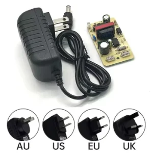 5v 2A Switching US Plug Supply 10w Desktop Double Line 5V Power Adapter for LED Strip Monitoring Camera Router
