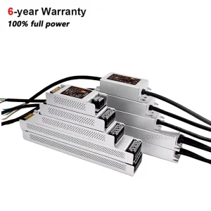 6 Years Warranty Slim LED Driver 100% Full Power Supply Transformer Mini Ip67 Waterproof 12v 24v Dc Switching Led Power Supply