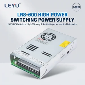 600W Adjustable Switching Power Supply LRS Series 12V 50A AC DC SMPS Power Source 15V 24V 36V for CCTV