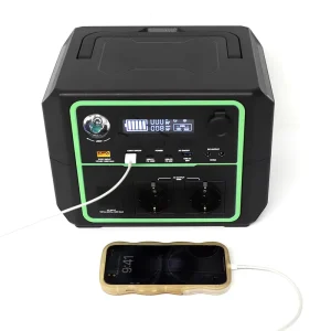 600W Portable LiFePO4 Solar Generator Power Station for TV and Refrigerator