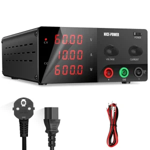 60V 10A Desktop Lab DC Power Supply Inverter Repair Adjustable Voltage Regulator 24V 48V Battery Charger R SPS6010