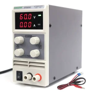 60V 5A Bench DC Adjustable Power Supply DC Power Source Lab Repair Schools Design Electroplate KPS605D