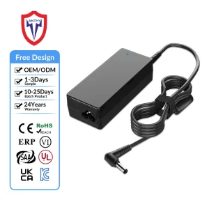 60W 5.5*2.5mm AC DC Adapter 19V 3.16A Laptop Fast Charger Pure Copper DC Cable 24-Month Warranty