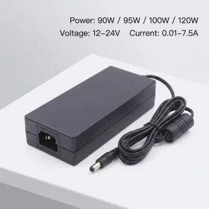 60W 90W 95W 100W Switching Power Supply 12V 20V 24V 3a 3.25a 7.5 Amp AC DC Ite Medical Desktop Adapter with C8 C6 C14 C18 Plug