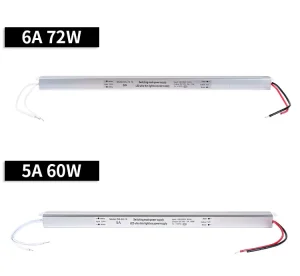 60W Single Output High Efficiency LED Switching Power Supply 12V 24V for Industry Use