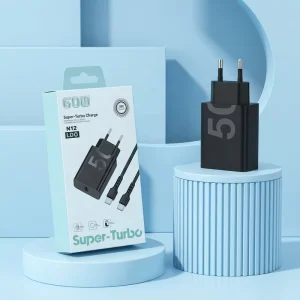 60W USB-C Turbo Charge Wall Charger Fast Charging with Type C Cable for Motorola USB Type-C PD Power Adapter