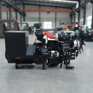 60kW Single Open-Frame Water-Cooled Diesel Generator with DC Electric Start, Remote Control, and ATS