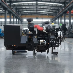 60kW Turbocharged 4 Cylinder Diesel Water Cooled Open Frame Generator 380V 50Hz 24V/12V DC Electric Start Remote