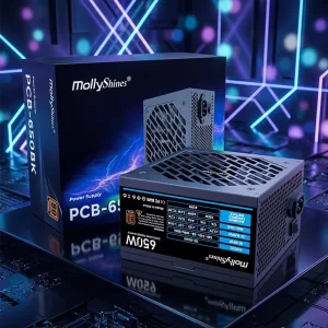 650W Gaming PC Power Supply 80 PLUS Bronze Certified ATX Desktop Computer PSU for Gaming Build