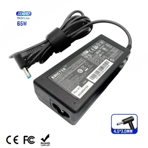 65W 19.5V 3.33A DC Universal Plug in PD Laptop Power Supply Adapter OTP Protection CE FCC Certified