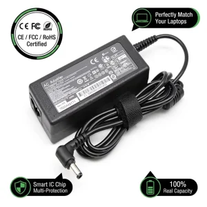 65W 19V 3.42A Laptop AC Adapter 5.5*2.5mm for ASUS HP Acer Toshiba Gateway Power Supply Replacement Notebook Charger