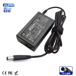 65W 20V 3.25A PD OTP OVP Laptop Power Adapter 7.4×5.0mm DC Universal Charger CE RoHS