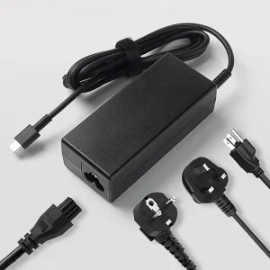 65W 20V 3.25A Type C Laptop Charger USB C Notebook Charger for Chromebook Samsung Google Computer AC Adapter