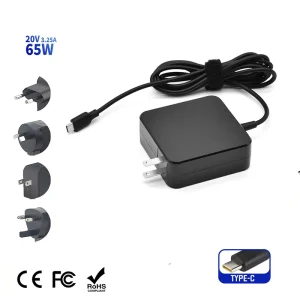 65W 45W USB C Laptop Charger Power Adapter with 1.8M Cable Type C Phone Wall Charger for ASUS Lenovo Xiaomi MacBook