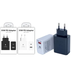 65W A+C USB Type C PD Quick Charger with OT Protection Super Fast Charging Type C Cable for Samsung S22 S26