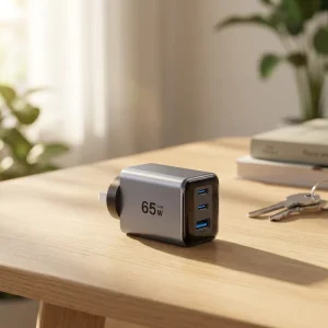 65W AU Plug SAA PD Slim Type-C Laptop Charger Adapter