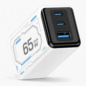 65W GaN Fast Charging USB-C High-Power Laptop Wall Charger