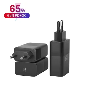 65W High-Power USB-C GaN Charger Super Mini PD Fast Charger with Multi Ports