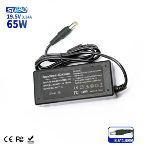 65W Laptop Power Adapter PD OVP OTP OCP Protection DC 6.5×4.4mm LCD