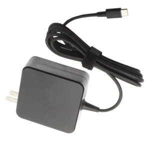 65W PD Laptop Charger with Retractable Cable and Foldable Design