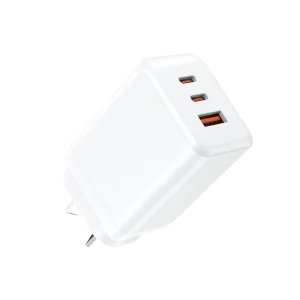 65W PD3.0 QC3.0 PPS 1A2C GaN Charger for Phone Laptop Tablet EN 50075 & EN 62368