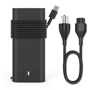 65W USB C Laptop Charger for Latitude XPS Chromebook Charger Fast Charging Type C Travel Laptop Power Adapter