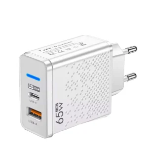 65W USB Charger PD USB C Fast Charging Mobile Phone Adapter Quick Charge 3.0 Wall Charger Block (12W Max)