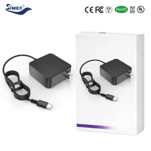 65W Universal USB-C Laptop Charger for Lenovo Dell HP Asus Chromebook Samsung LG Gram MacBook Pro Type-C Fast Power Adapter Cord
