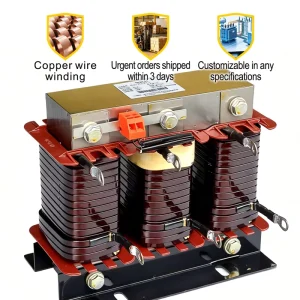 7.0kVar Low Voltage Three Phase Series Filter Reactor Transformer & Capacitors Copper Iron-Core 0.48kV 50/60Hz