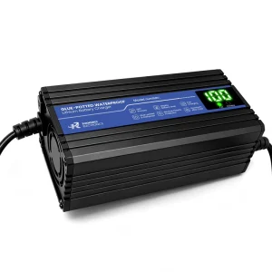 72V68AH Waterproof Fast Charger with Real Time LED Battery Level Display for Lithium Ion E Bike Scooter