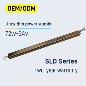 72W 24V 3A Multi Channel Switching Power Supply CE 3C Certified AC DC LED Driver Aluminum Case 80 89% Efficiency LED Lighting