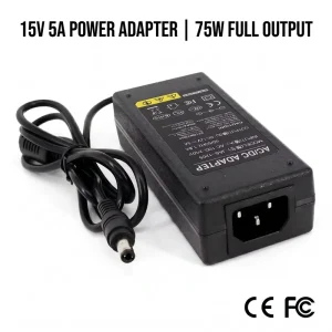 75W 15V 5A DC Desktop Power Supply Adapter for Industrial Equipment LCD Monitors