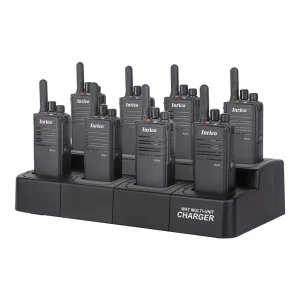 8 Units Battery Two Way Radio Desktop Charger DMC-12 for Inrico T522A Interphone
