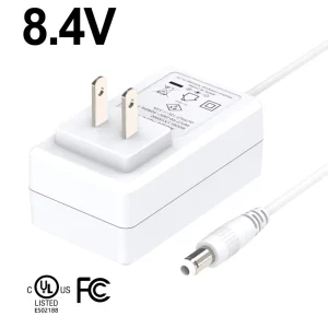 8.4V 3A AC Power Supply Adapter JP/US Plug Battery Charger PSE UL FCC DOE Level VI NRCan