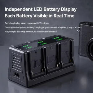 8.4V Stable Output DC Battery Charger 6 Slot Constant Voltage Charging for Sony NP F Series Camcorder Camera Batteries Charger