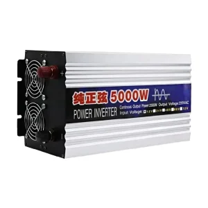 8000W 6000W 5000W Pure Sine Wave Inverter 12V 24V to AC 220V 50Hz 60Hz Voltage Converter Dual Output Solar Inverter