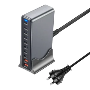 800W 10-in-1 GaN Pro USB C Charging Station Dual 140W PD/PPS Ports for Laptops Mobile Phones Fast Charging