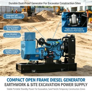 80kva 3 Phase 415v Alternator Enclosed Weatherproof Stationary Commercial Prime Weichai Diesel Generator